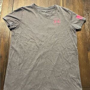 Under Armour Gray Fitted Short Sleeve Tee